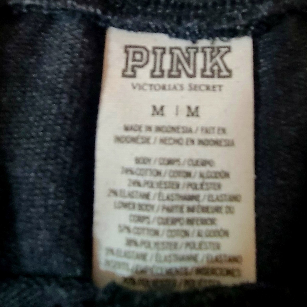 PINK Victoria's Secret Gray and Neon Yellow Shorts - Picture 4 of 8
